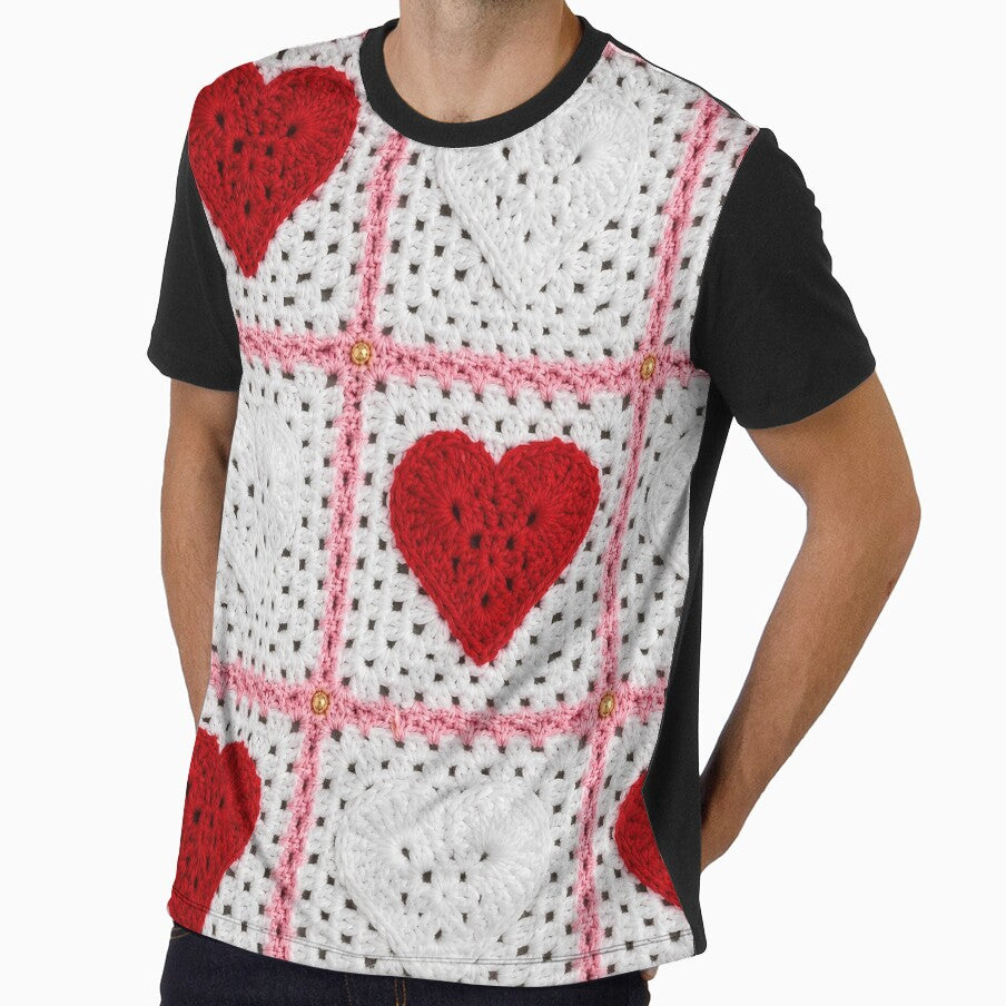 Red Heart Crochet Cotton Pink White Valentine by LuisWorks