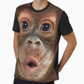 Big Face Baby Orangutan Monkey by PeterSS