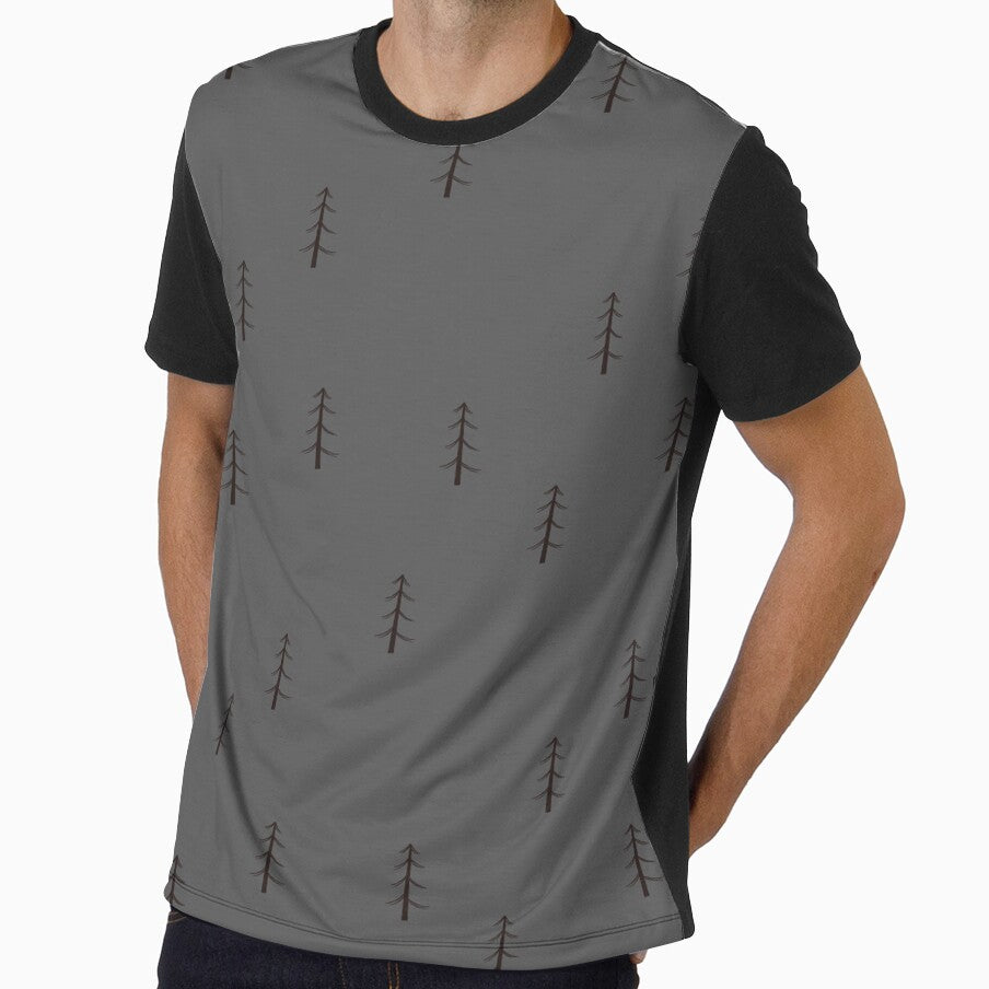 Minimalist Forest on Dark Gray by KSimpson838