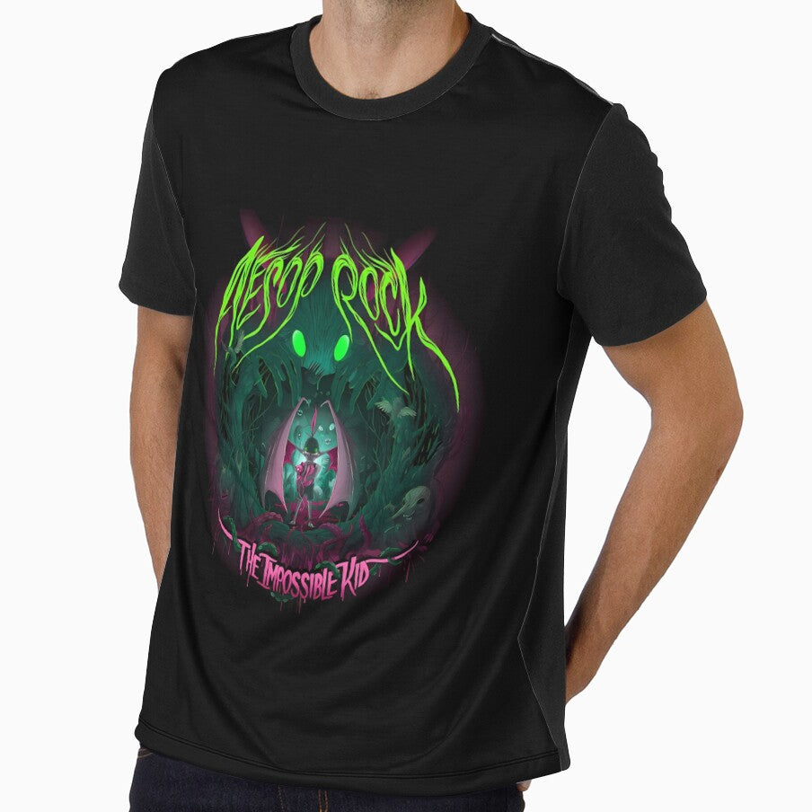 Aesop Skull_Art Band 5 T-Shirt by Pijush