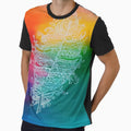 Colorful zen feather by Pooja-Alva
