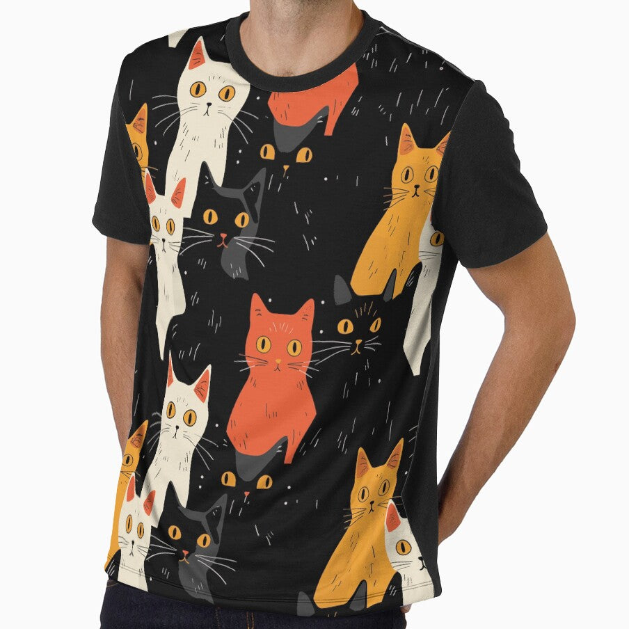 Freaked Out Cats by Sitchko