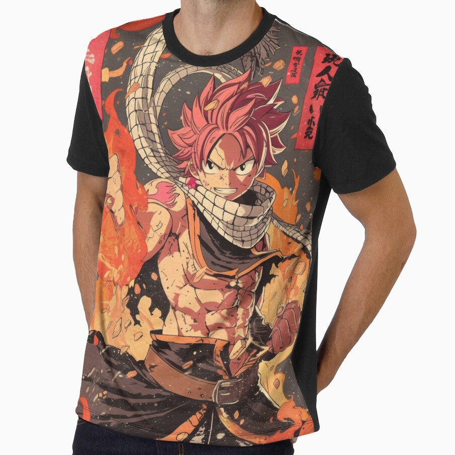 Vintage Warned Natsu Dragon Fist by AnimeArsenalPrints
