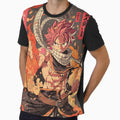 Vintage Warned Natsu Dragon Fist by AnimeArsenalPrints