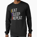 Eat Sleep Repeat | Originality | Inspiring | One-of-a-Kind Design by LuxWallDigital