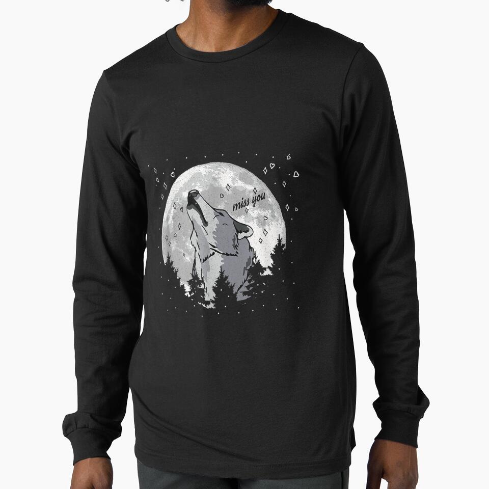 Romance Lone Outdoor Wolf Heartbreak Couple Love by 77tara