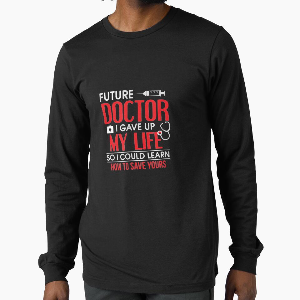 Funny Med School Student Graduation Gift Future Doctor by christinero2