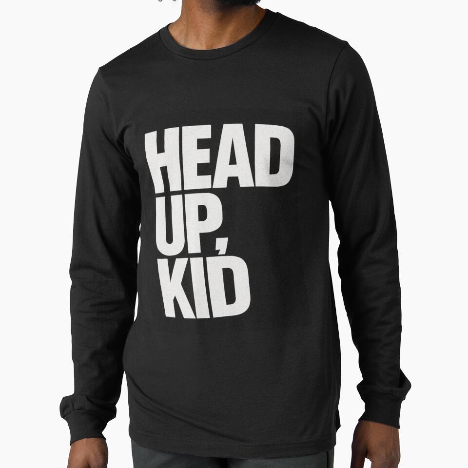 Head Up, Kid – Minimal Motivational Quote by RedOniStudio