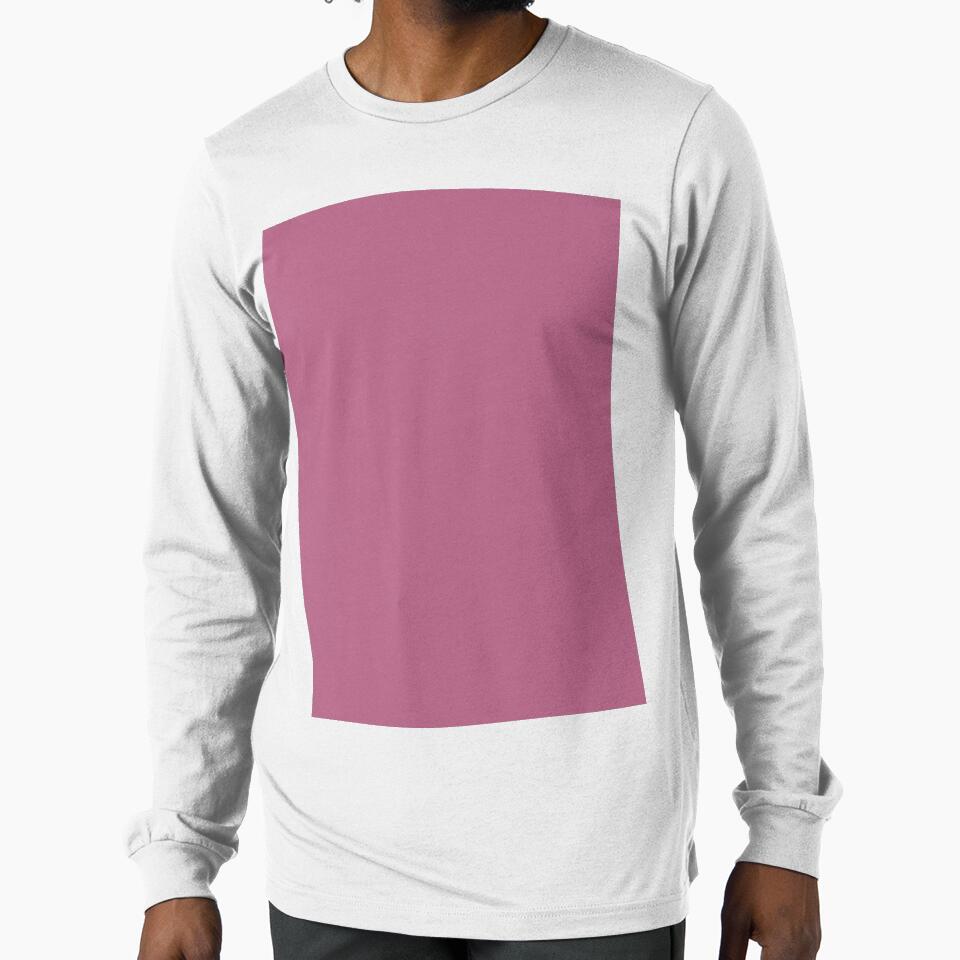 Solid Tourmaline Pink Minimalist Plain Color by pluielegere