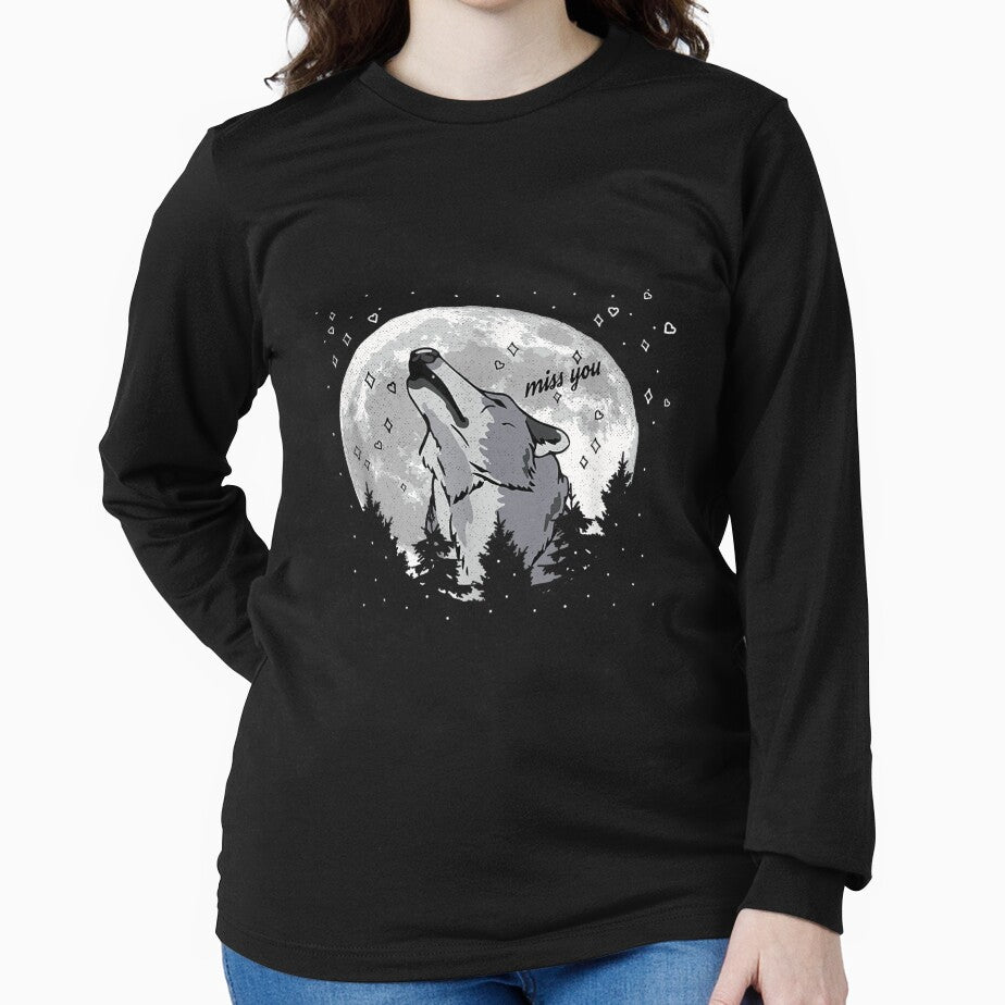 Romance Lone Outdoor Wolf Heartbreak Couple Love by 77tara