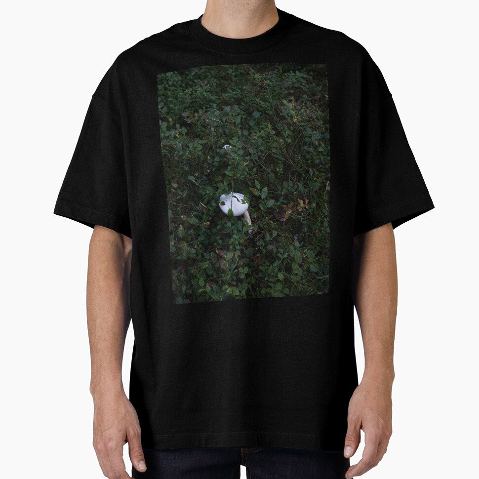 Hidden White Mushroom in Forest by creativevandal