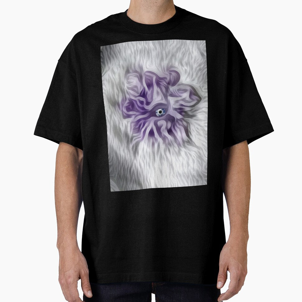 psychedelic alien flower with eye by Cyberomiz