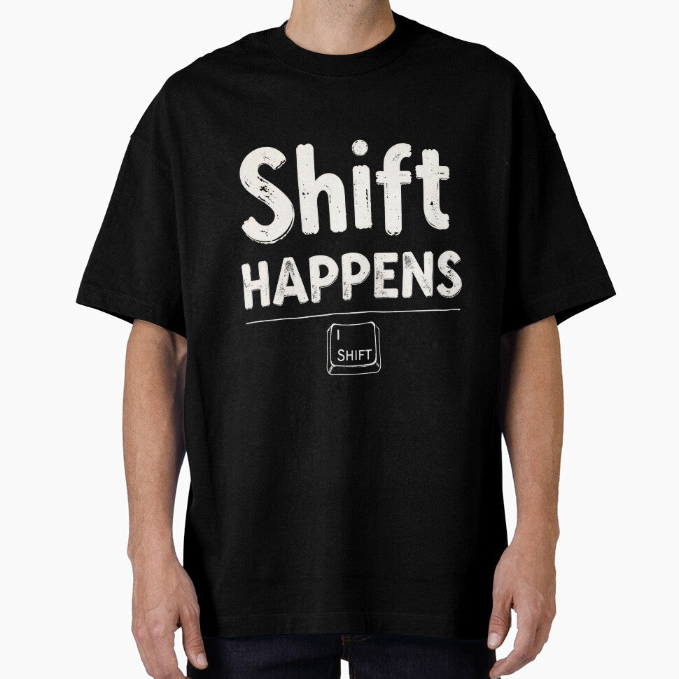 Shift Happens Funny Keyboard Design for Coders by MindM
