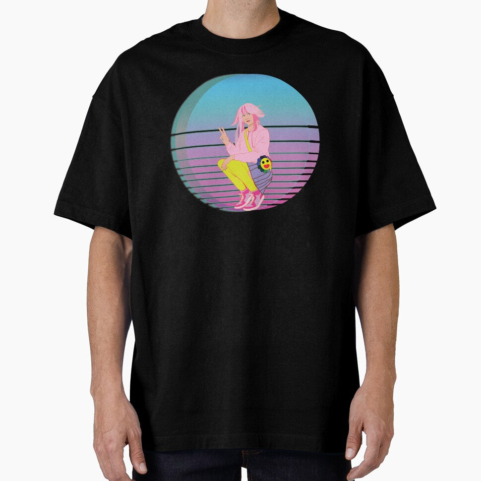 Vaporwave aesthetic kawaii girl by Feline Rockstars
