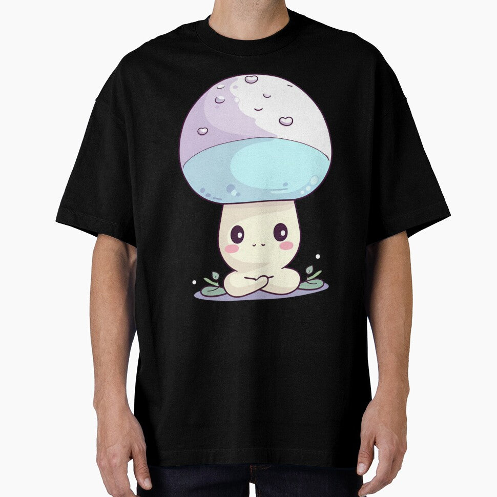 Cute Mushroom Yoga by Gilyglo