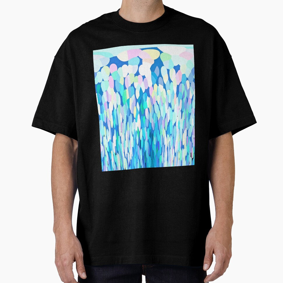 Cotton Candy Abstract Art by Overthetopsm