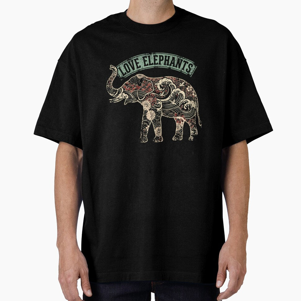 Magnificient Elephants !! Oversized T-Shirt by DArtfulStudio
