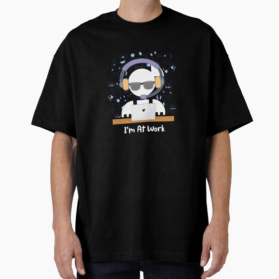 I'm At Work – Funny Remote Worker Design for Tech Lovers by Bianormal