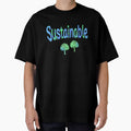 Sustainable Word Art with Nature Texture and Trees by MigWhimsy