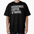 Weekends, Coffee & Travel, funny Yoga inspired T-shirt, Yoga Shirt by FindYouByZ