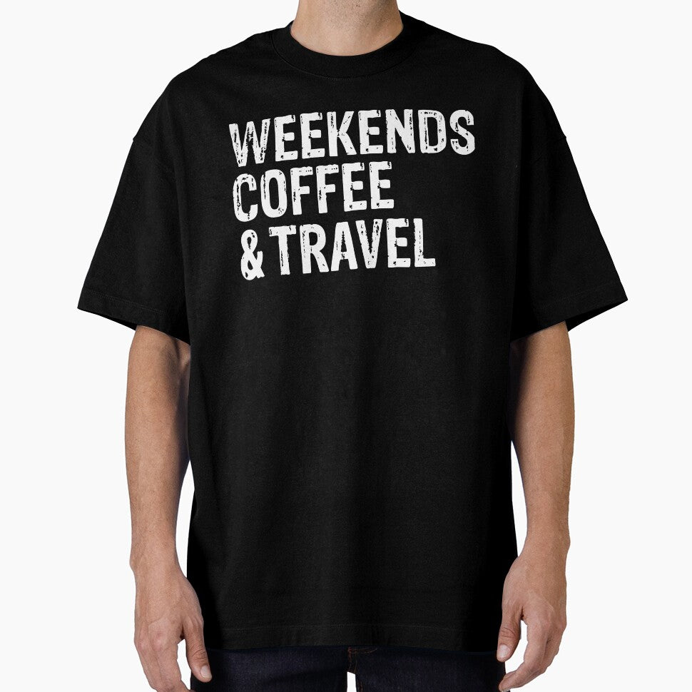 Weekends, Coffee & Travel, funny Yoga inspired T-shirt, Yoga Shirt by FindYouByZ