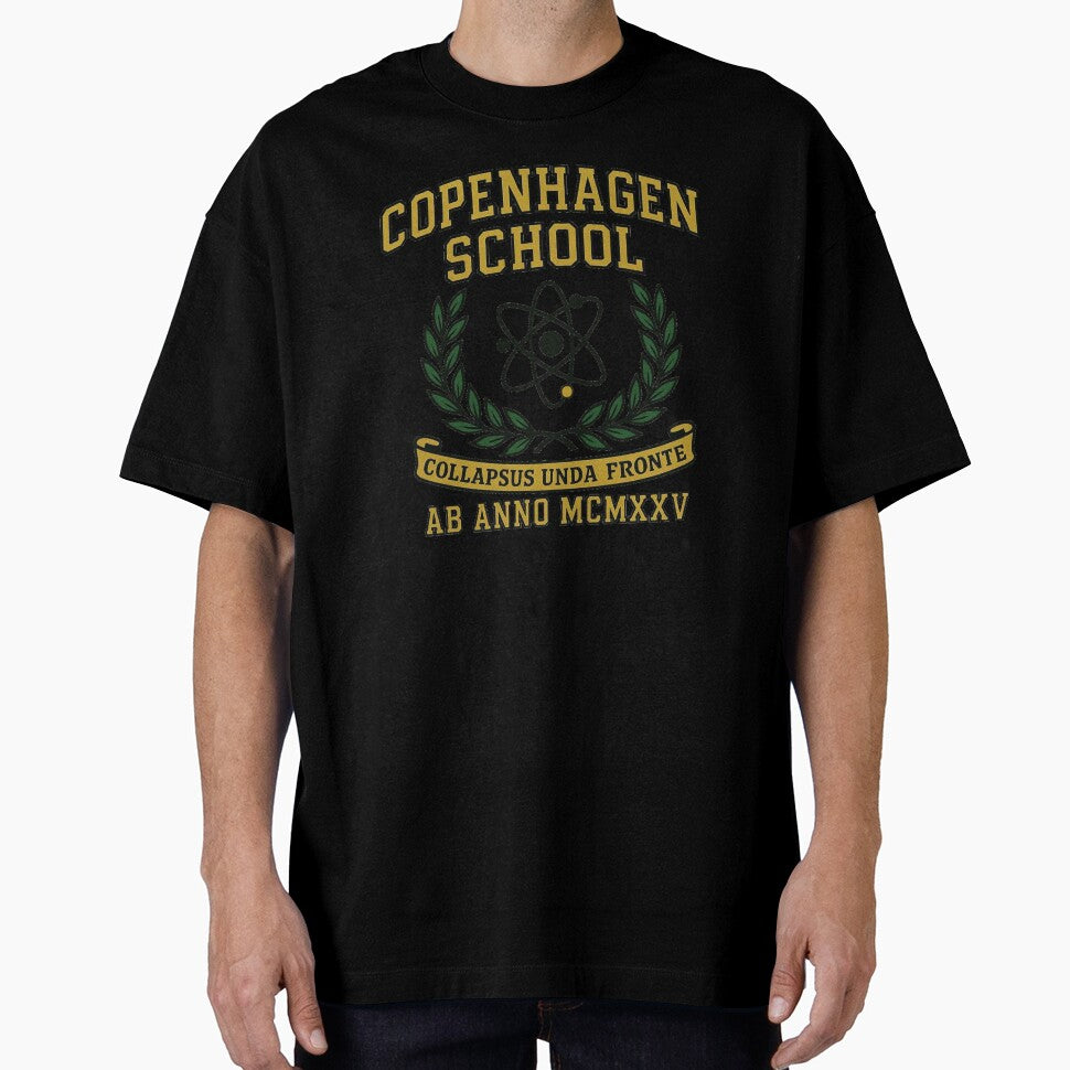 Quantum Clique 1925 – Copenhagen School Latin Motto Shirt by DigitKabluey