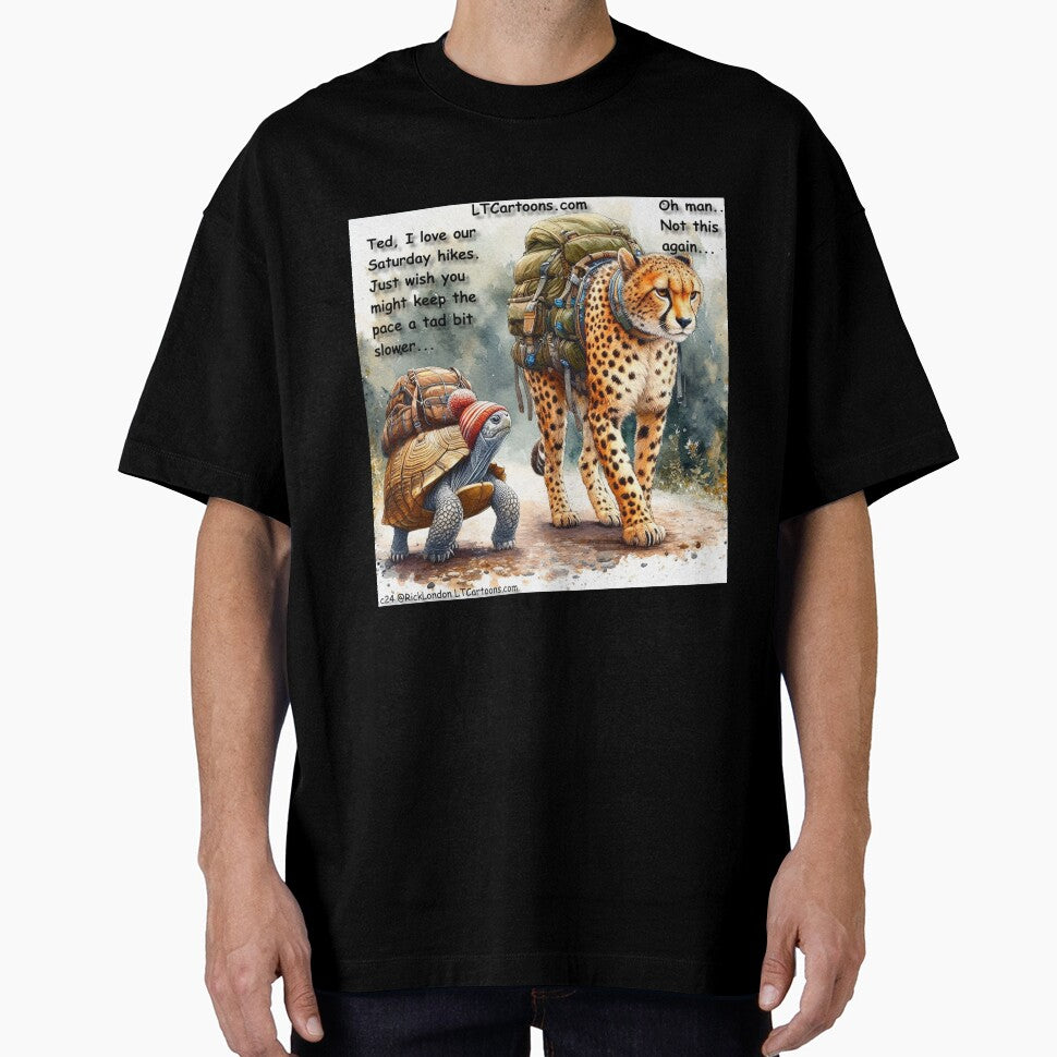 The Tortoise And The Cheetah On Saturday Hike by Rick London Gifts