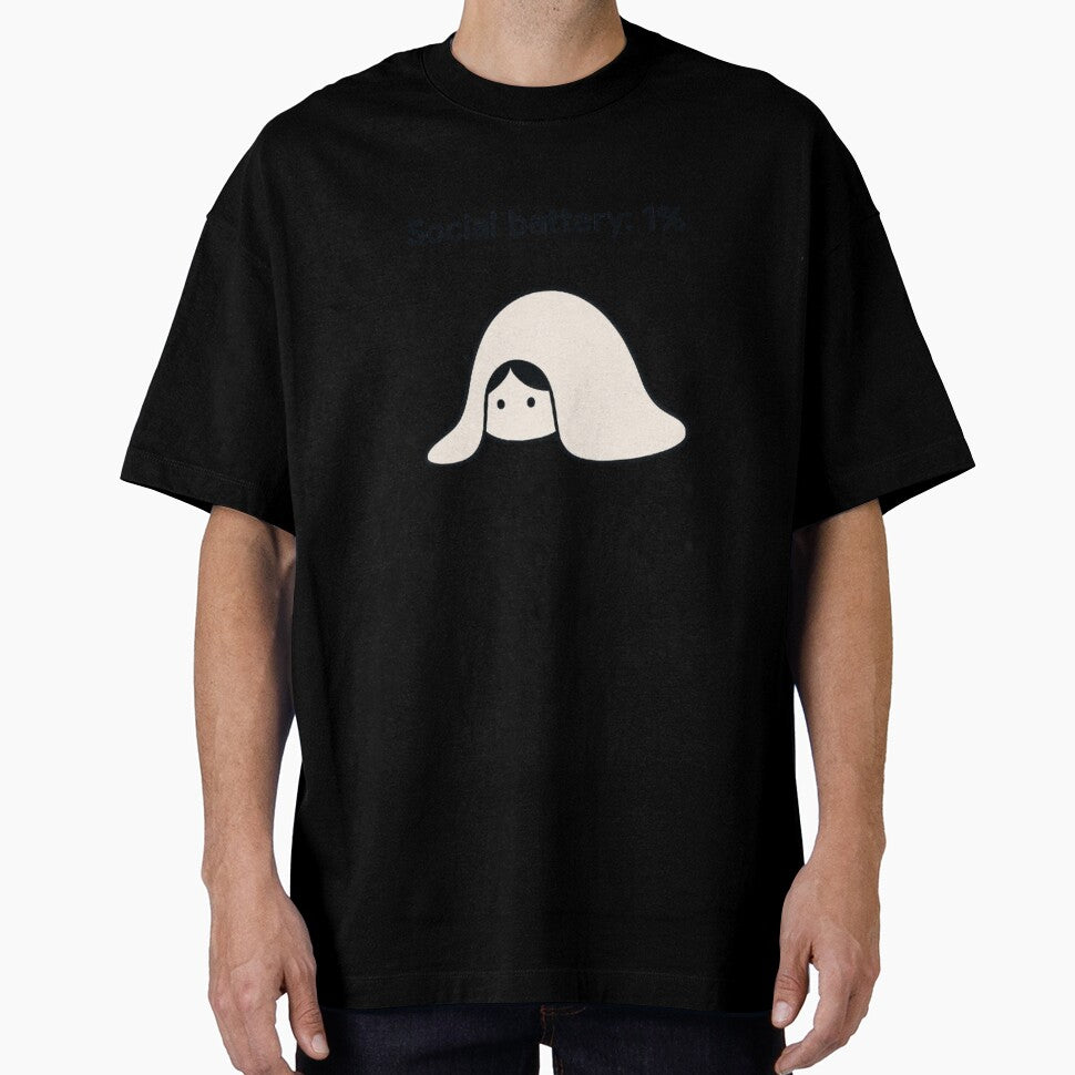 Social Battery 1 Percent Introvert Humor by Amelia Design
