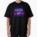 Level Up – Retro Gamer Poster in Neon Arcade Style by Outline Studio