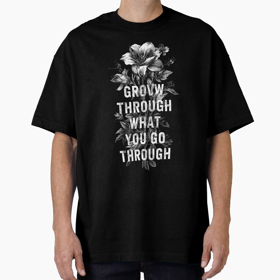 Grow Through Pain by Dhenin Studio