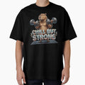 Chill But Strong Capybara Gym by pradeepvisuals