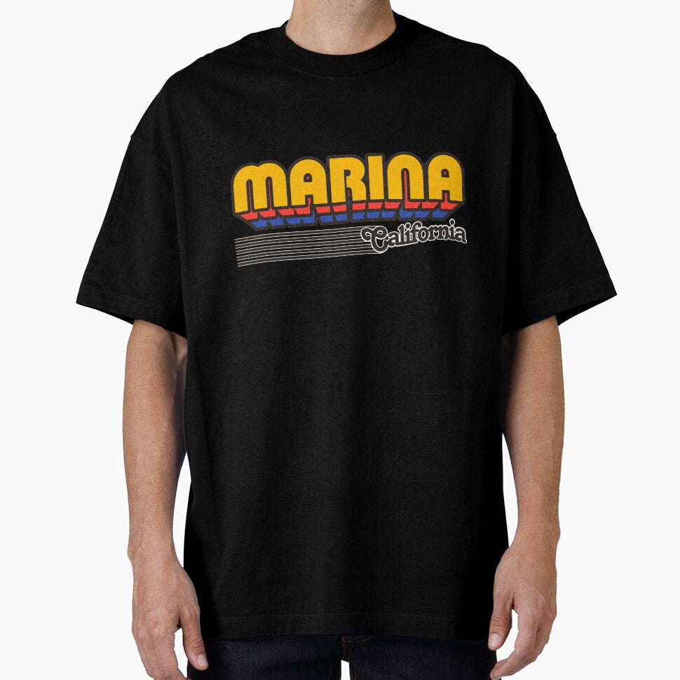 Marina, California | Retro Stripes by retroready