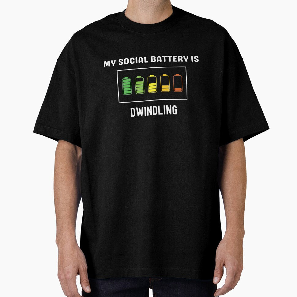Social Battery Dwindling by CozyVibeTees