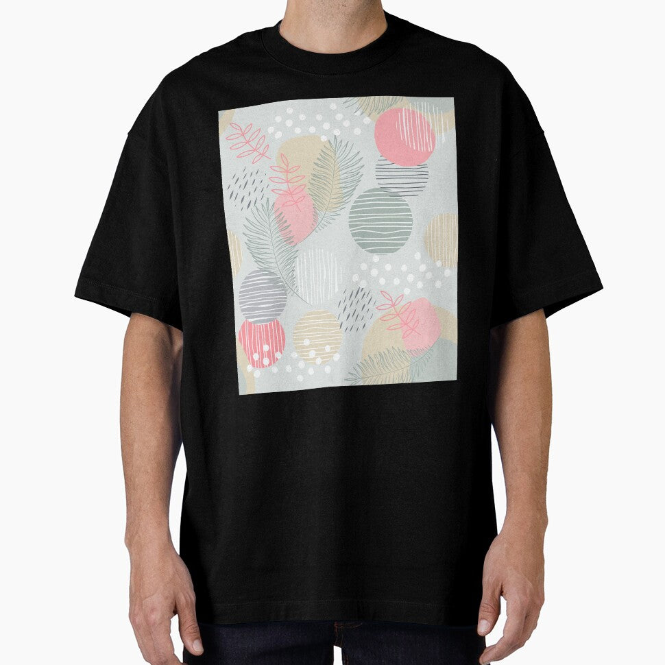 Mid Modern Nature 3. Pastel pink & grey by Dominiquevari