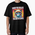 Grumpy Cat Meme When You Realize You Have No Coffee by CatmemesArt