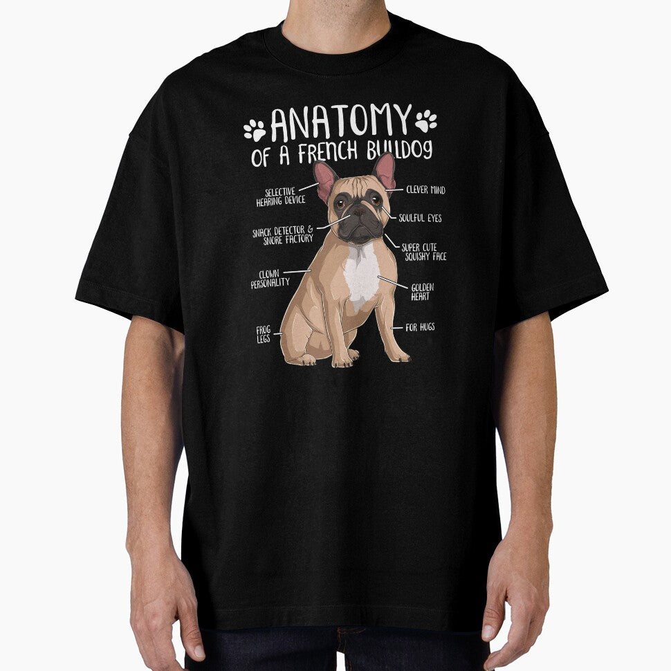 Funny French Bulldog Anatomy Fawn Frenchie Dog Lover by lanynx design