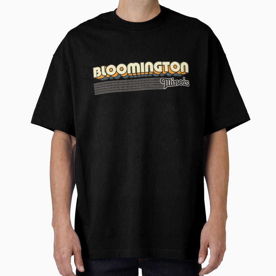 Bloomington, Illinois | Retro Stripes by retroready