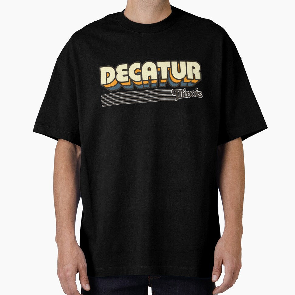 Decatur, Illinois | Retro Stripes by retroready