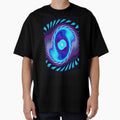Draw the eye in swirl pattern by Paws and Ink Art