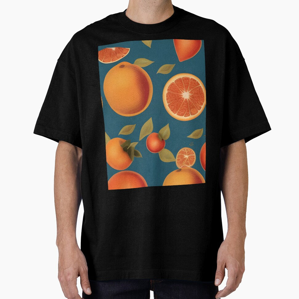 Orange fruit pattern artwork by brandway