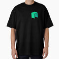 Neo Cryptocurrency Logo 3D Cube Tech Art by dmorcu