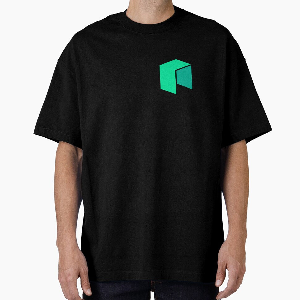 Neo Cryptocurrency Logo 3D Cube Tech Art by dmorcu