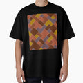 Wine Mid Century Diagonal Pattern by chntl-shop