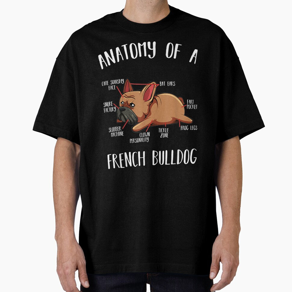 Anatomy Of A French Bulldog Frenchie Dog Love by Clintoren