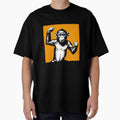 Monkey orangutan gorilla animal vintage retro cool art by anrecat