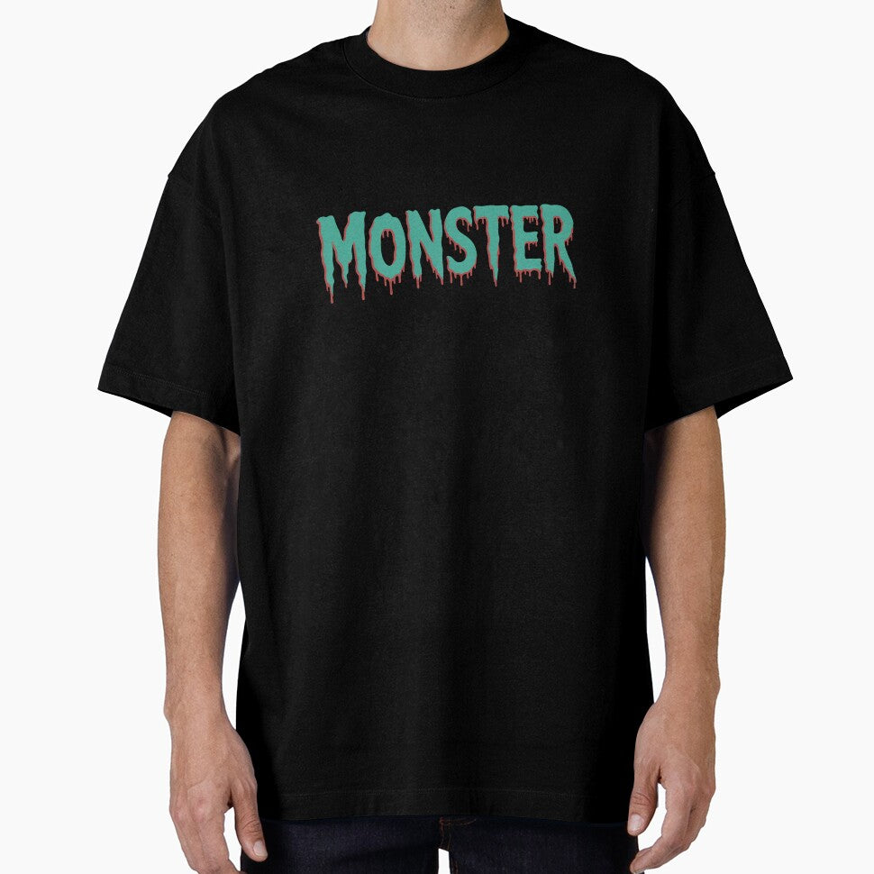 Retro Horror Monster Text by VividTrails
