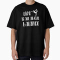 Life is all about balance - yoga pose by LeksDesign