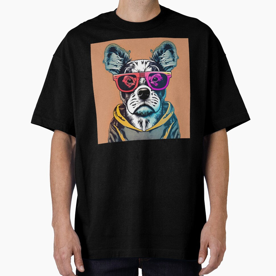 A dog in oversized sunglasses by Boxing Kangaroo Retail Company