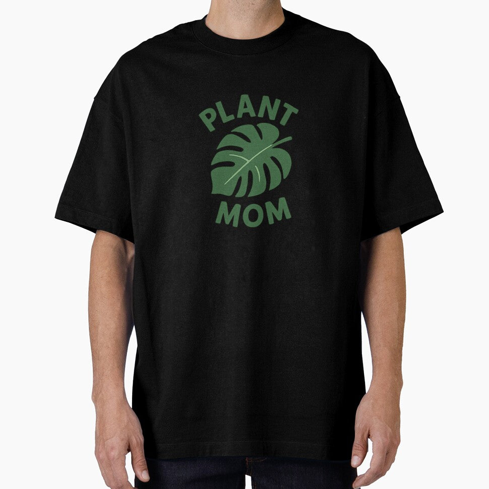 Plant Mom • Monstera Leaf Sticker • Minimalist Houseplant Design for Plant Lovers by DavidMay