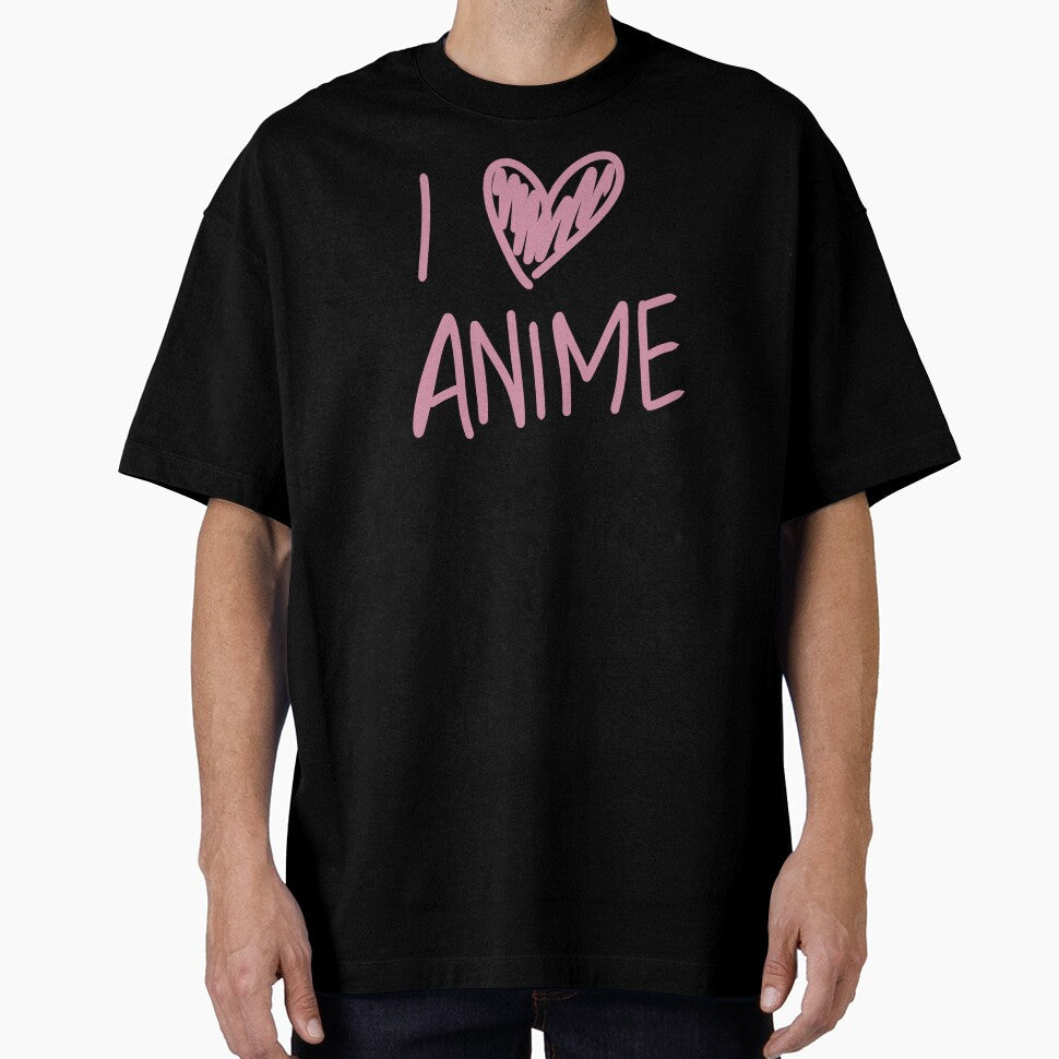 I LOVE ANIME Cute Heart For Anime Fans by HugSomeNettles